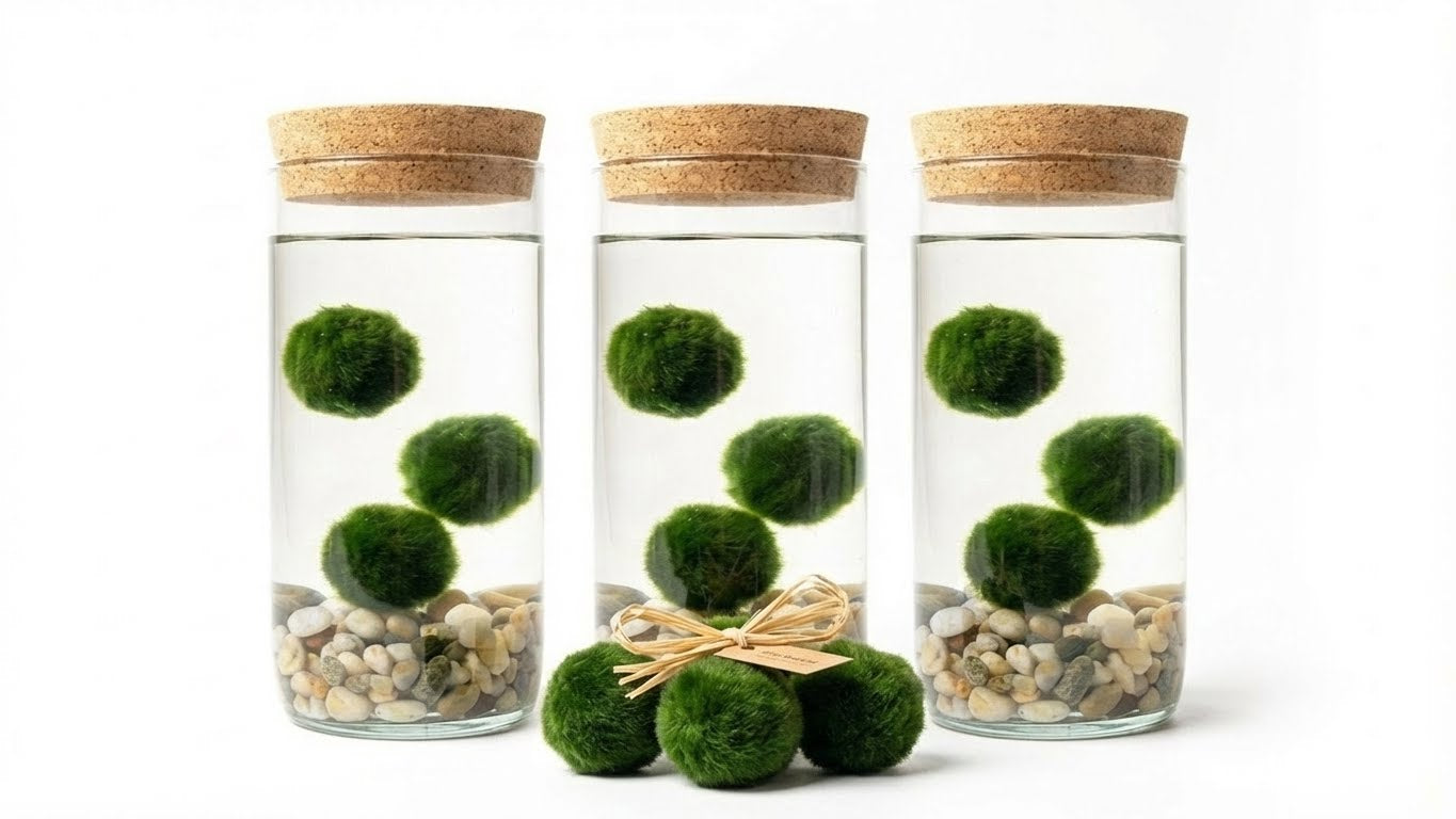 Marimo ball Glass aquarium