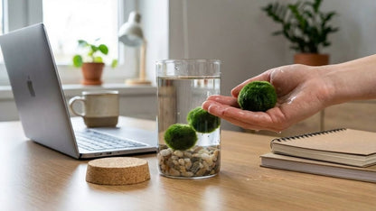 Marimo ball Glass aquarium