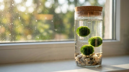 Marimo ball Glass aquarium